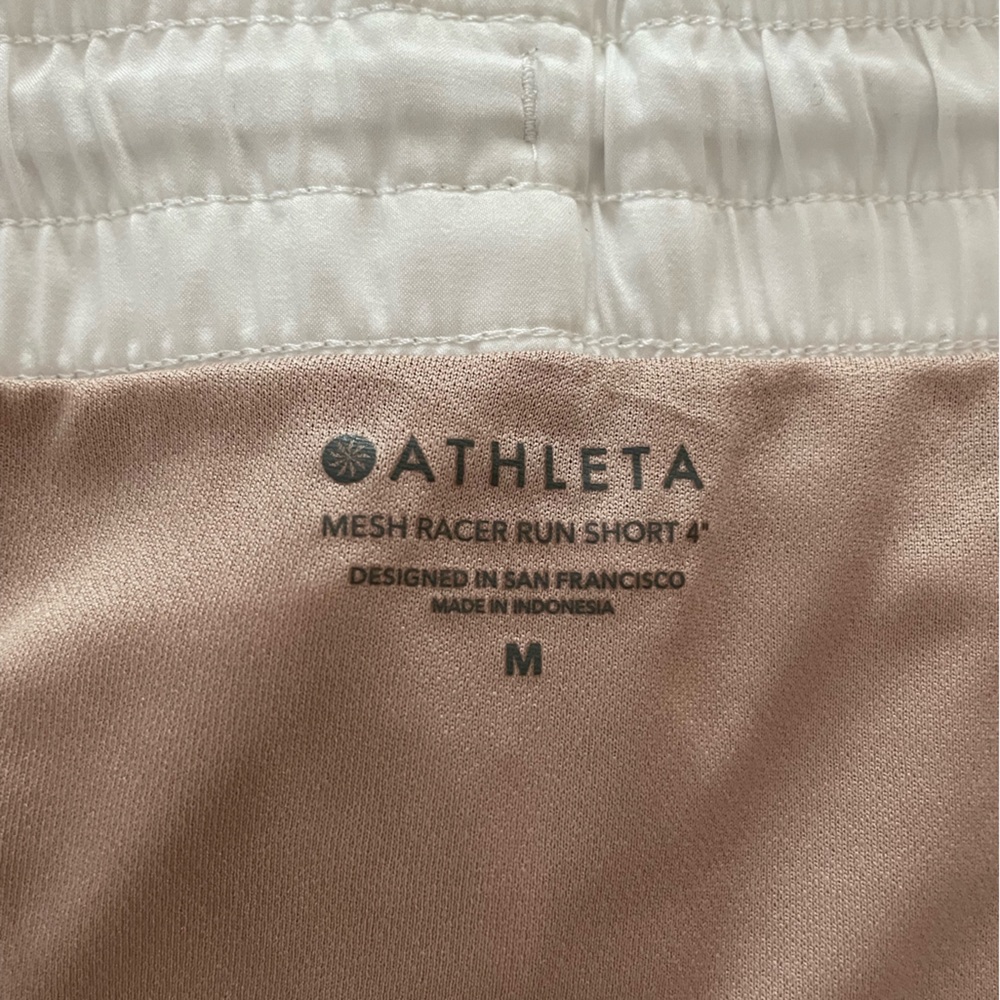 Athleta Mesh Racer Run Short 4” - Picture 2 of 4